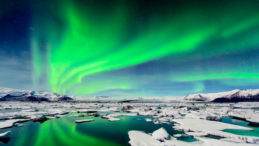 Las luces que se pueden escuchar en tierra de los Sami