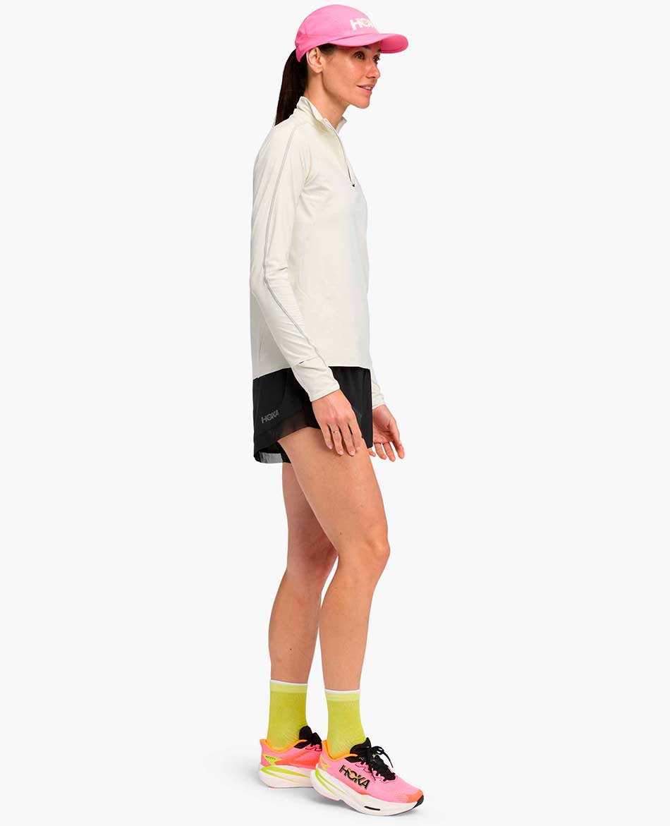 HOKA CAMISETA MANGA LARGA HOKA GLIDETECH QUARTER ZIP