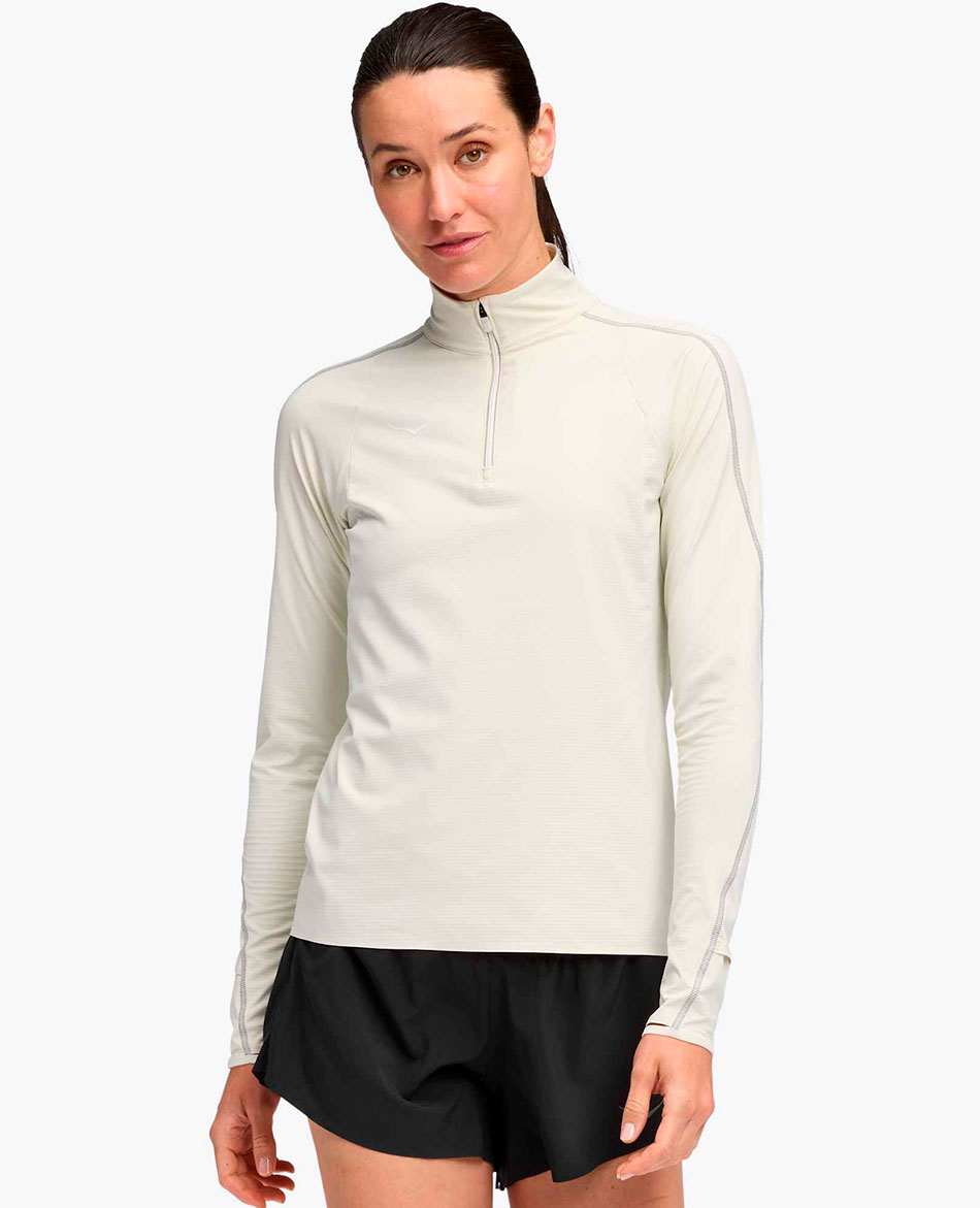 HOKA CAMISETA MANGA LARGA HOKA GLIDETECH QUARTER ZIP
