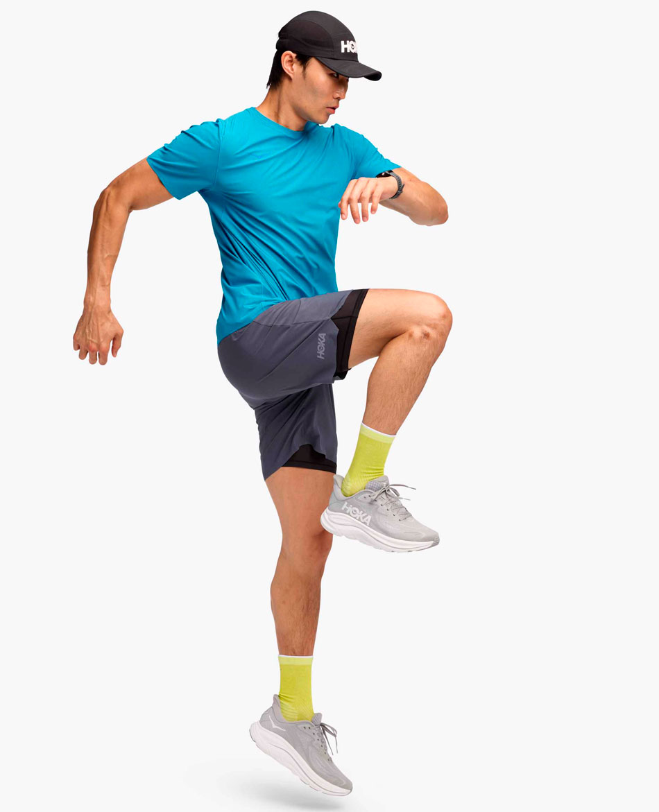HOKA SHORT HOKA GLIDE 7CM 2IN1