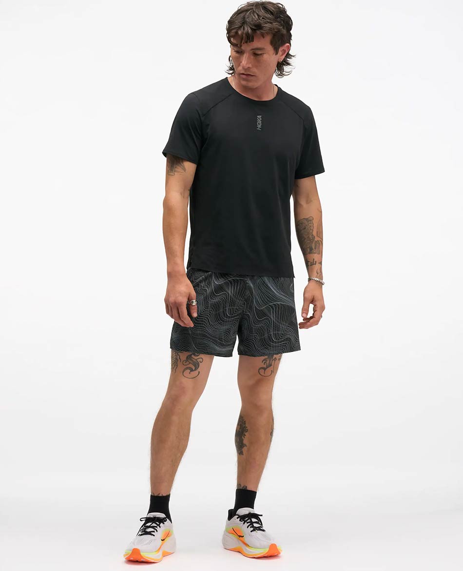 HOKA SHORT HOKA GLIDE 5' BRF CLF PRT