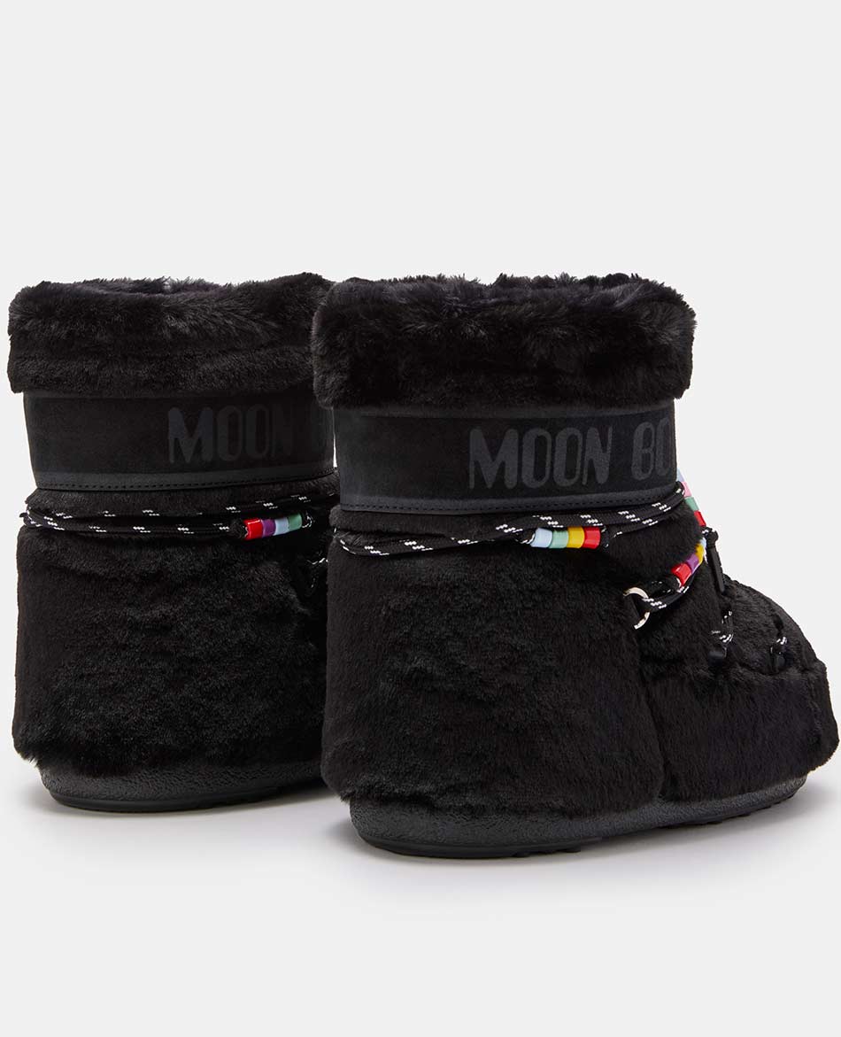 MOON BOOT DESCANSOS MOON BOOT ICON LOW FAUX FUR BEADS