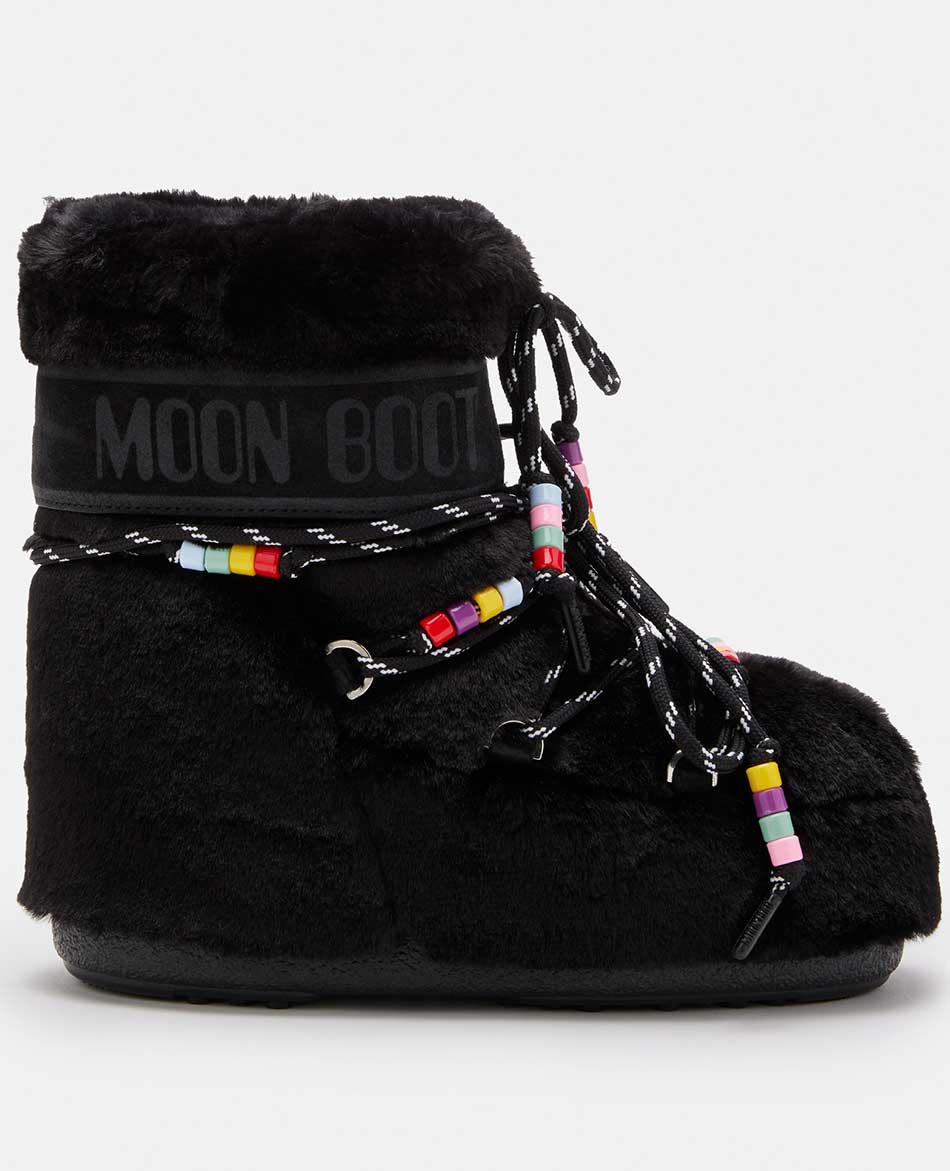 MOON BOOT DESCANSOS MOON BOOT ICON LOW FAUX FUR BEADS