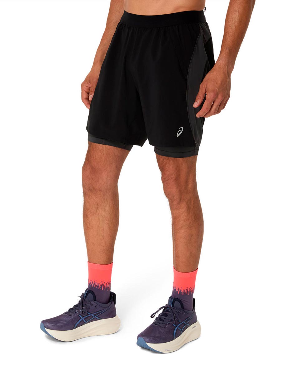 ASICS PANTALON CORTO ASICS ROAD 2N1 7IN
