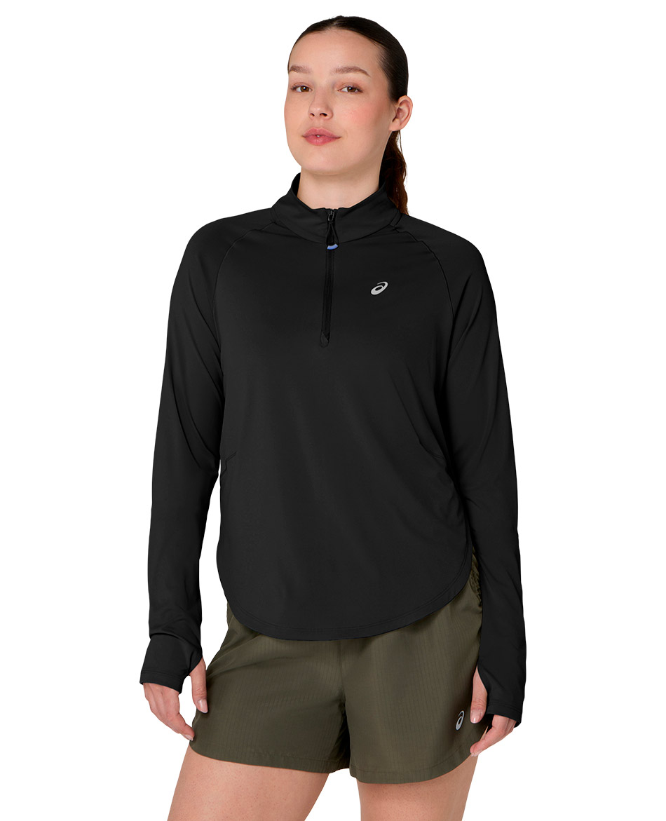 ASICS CAMISETA. MANGA LARGA ASICS NAGINO RUN 1/4 ZIP