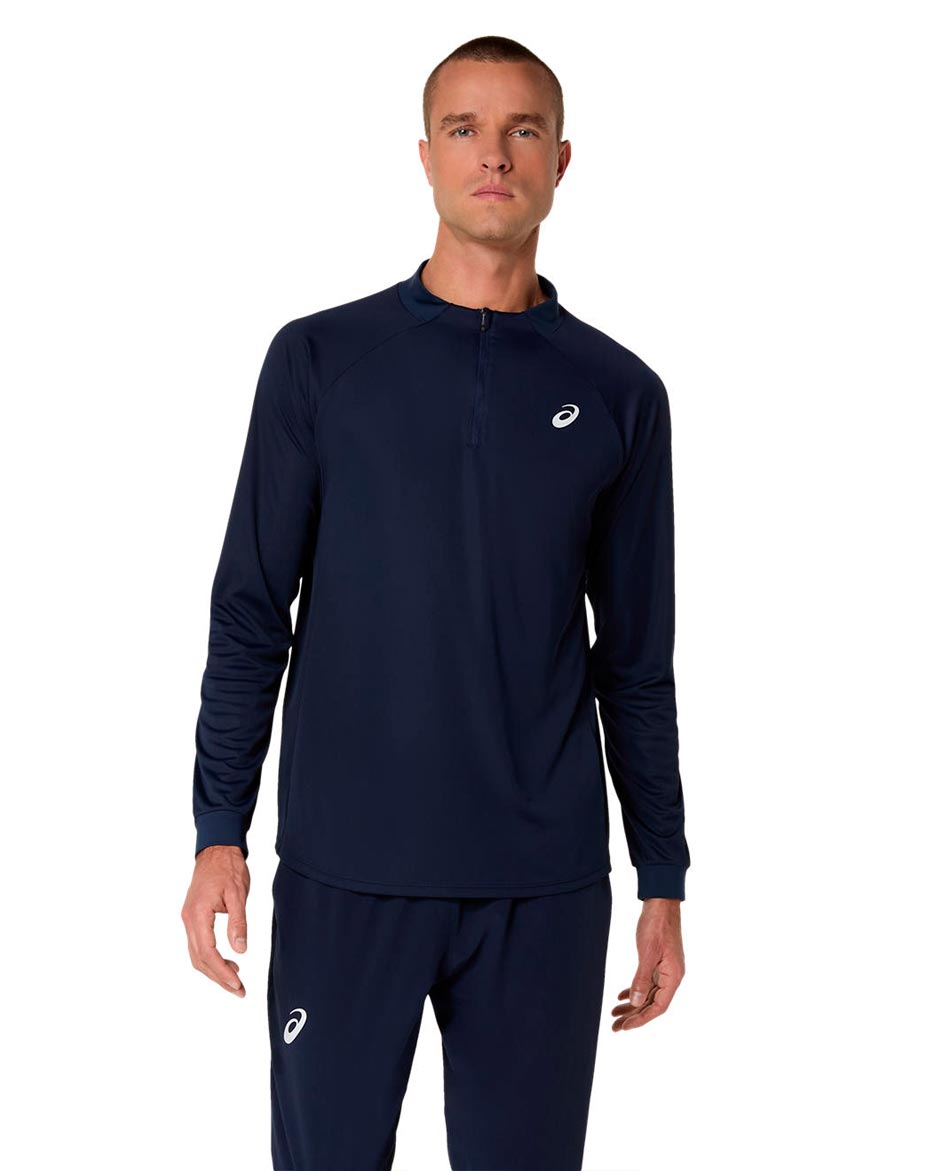 ASICS CAMISETA MANGA LARGA. ASICS MATCH 1/2 ZIP