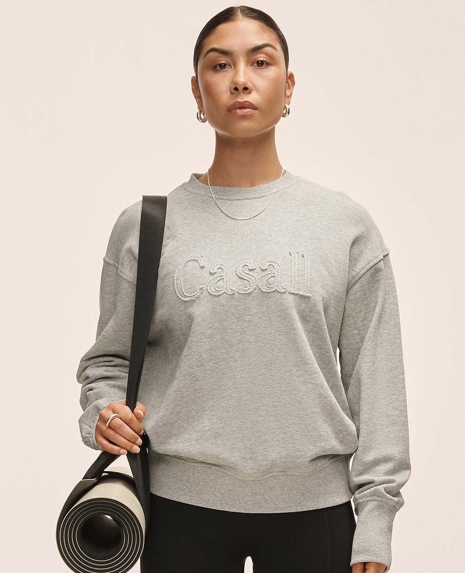 CASALL SUDADERA CASALL TERRY SPRING GRAPHIC CREW