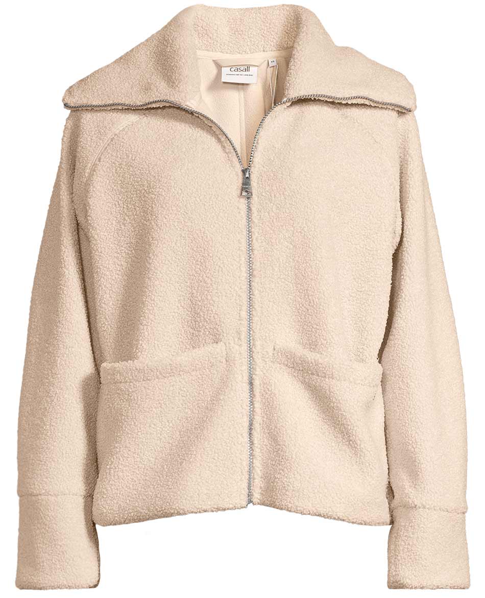 CASALL FORRO POLAR CASALL SHERPA SHORT ZIP