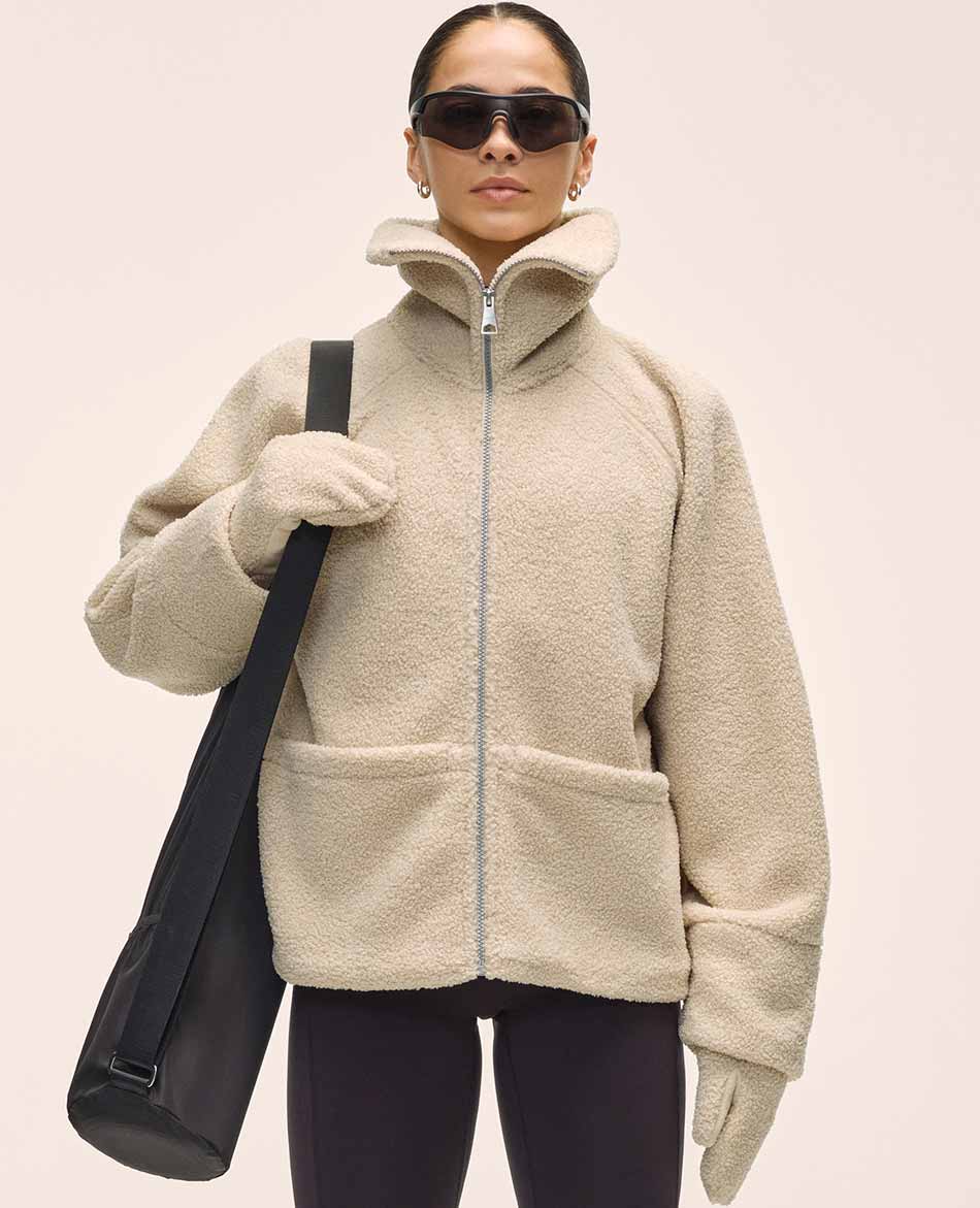 CASALL FORRO POLAR CASALL SHERPA SHORT ZIP