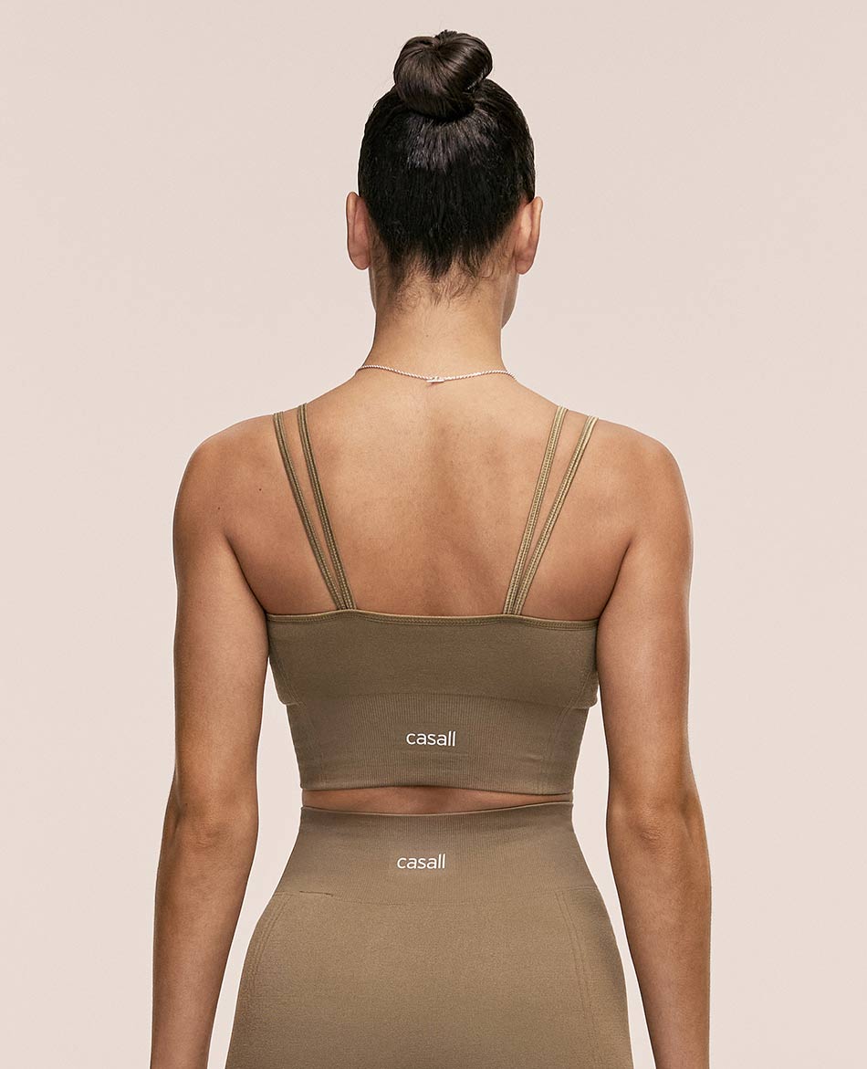 CASALL TOP CASALL SHINY SEAMLESS RIB