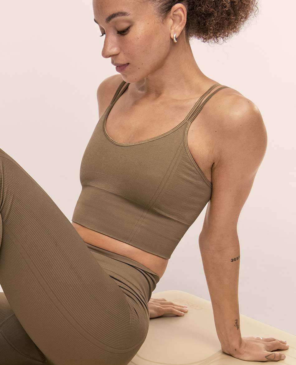 CASALL TOP CASALL SHINY SEAMLESS RIB