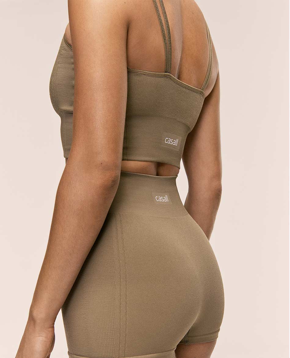 CASALL TOP CASALL SHINY SEAMLESS RIB