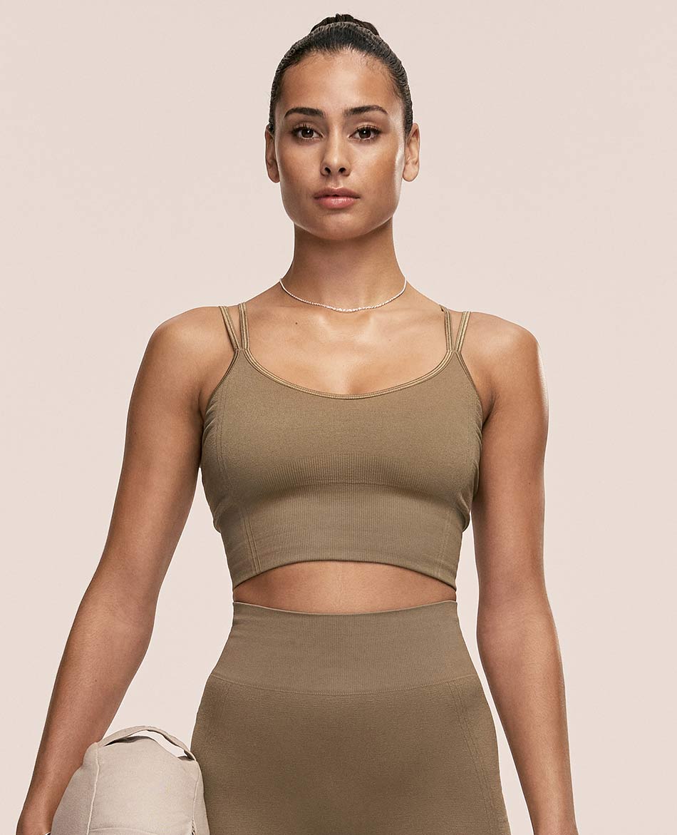 CASALL TOP CASALL SHINY SEAMLESS RIB