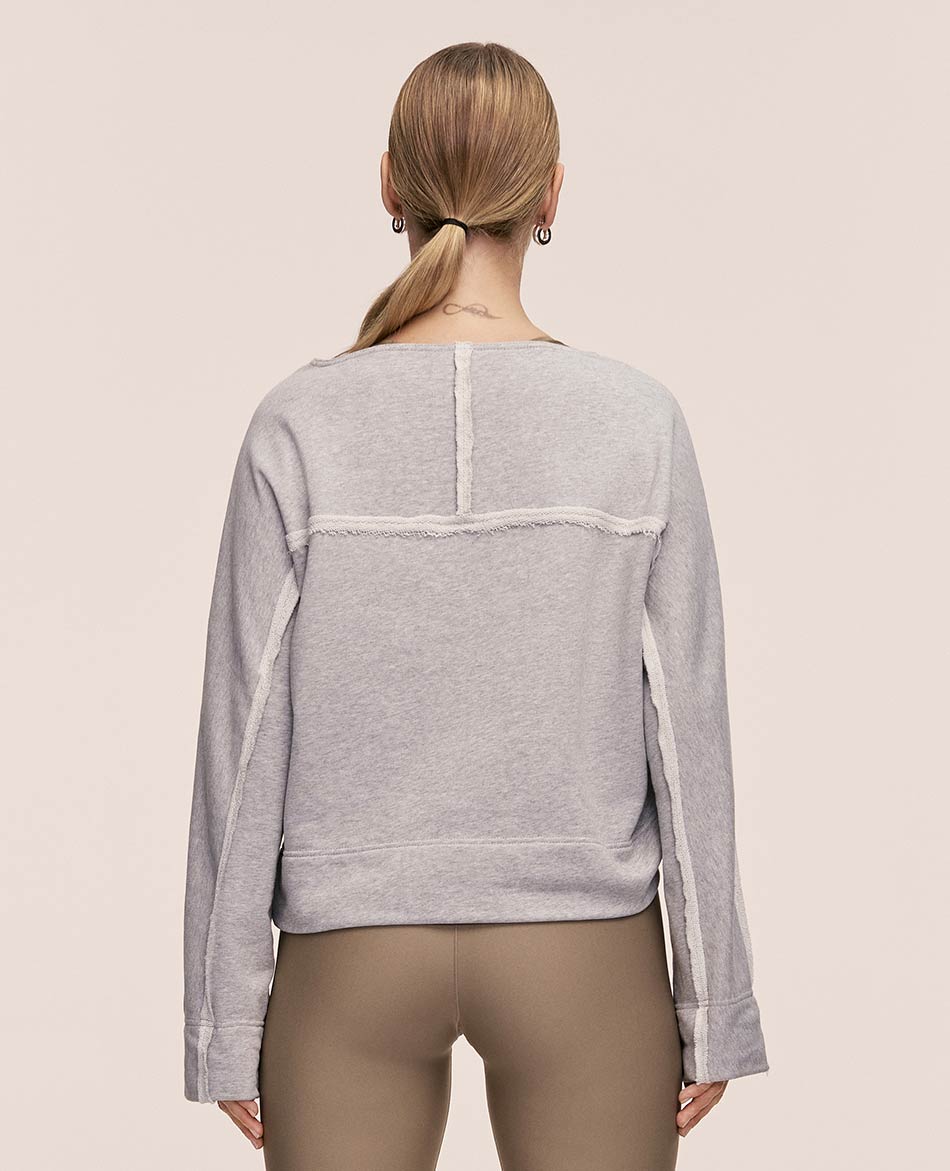 CASALL FELPA CASALL REVERSED SEAM TERRY CREW