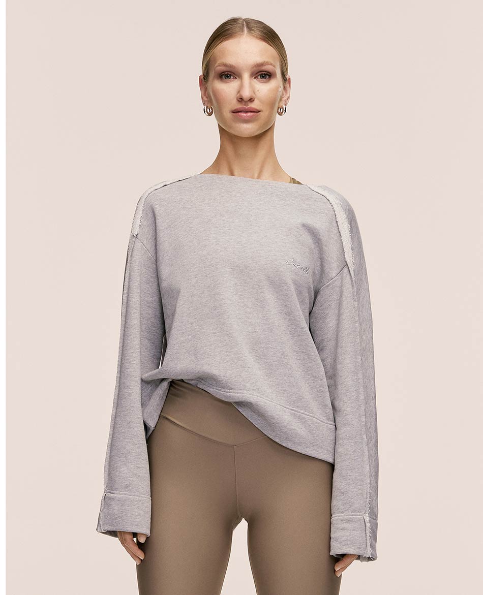 CASALL FELPA CASALL REVERSED SEAM TERRY CREW