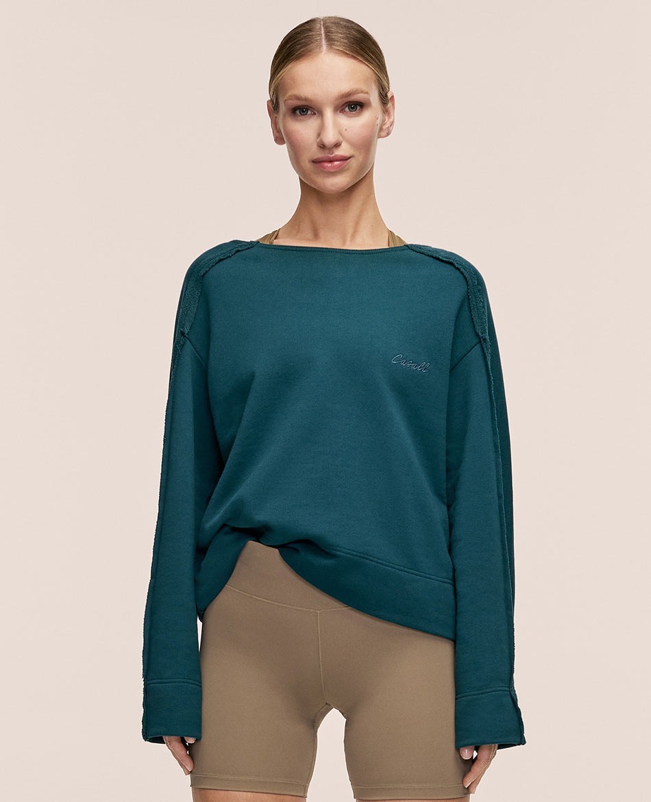 CASALL FELPA CASALL REVERSED SEAM TERRY CREW