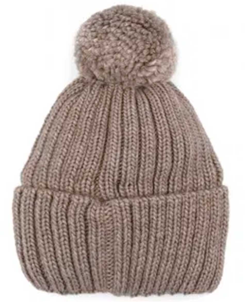 CAPO GORRO CAPO RIBBED POMPON