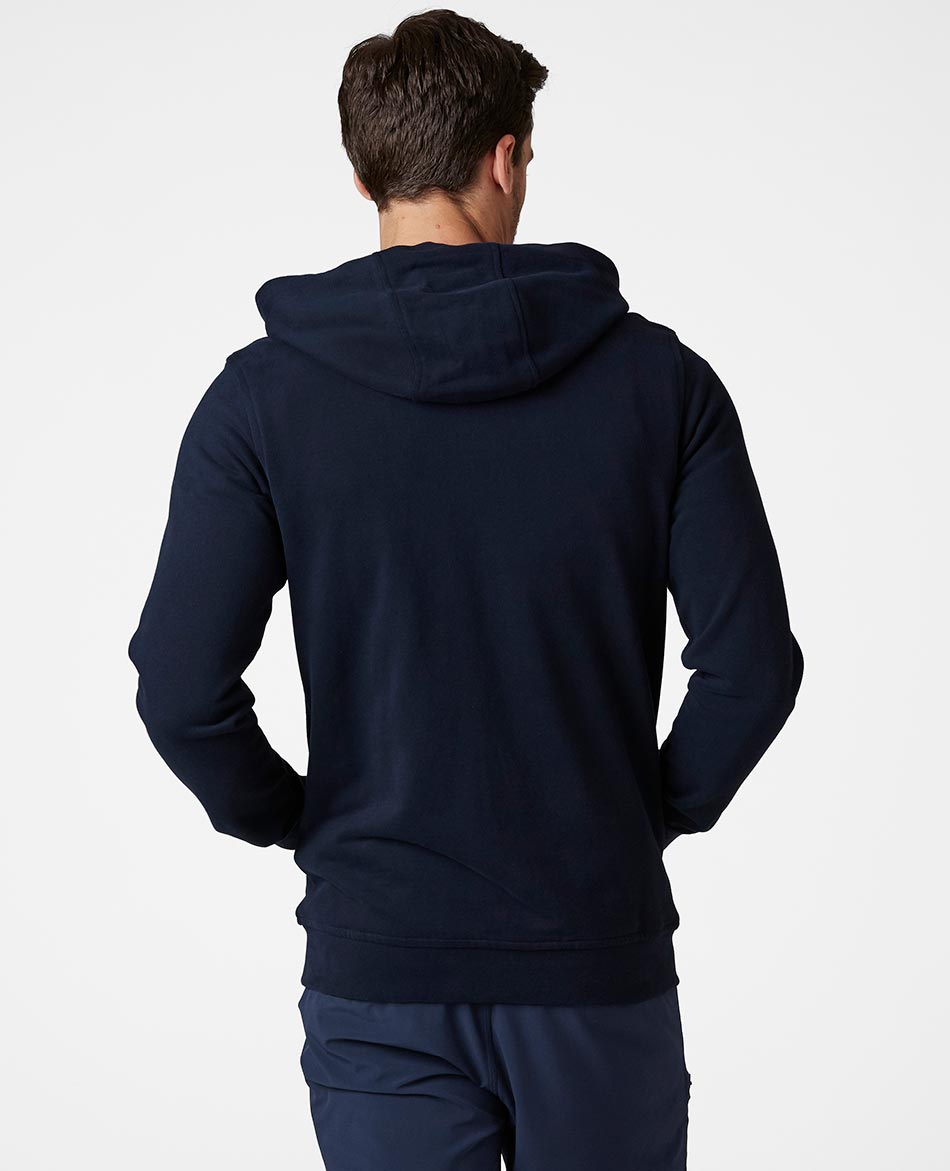 SUDADERA CON CAPAUCHA HELLY HANSEN LOGO FULL ZIP HELLY HANSEN | Cuylás