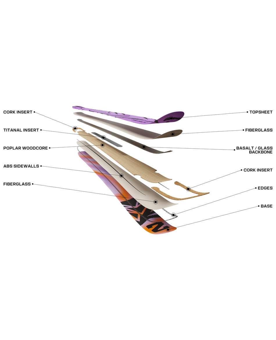 SALOMON ESQUIS SALOMON N QST 94 LILAC