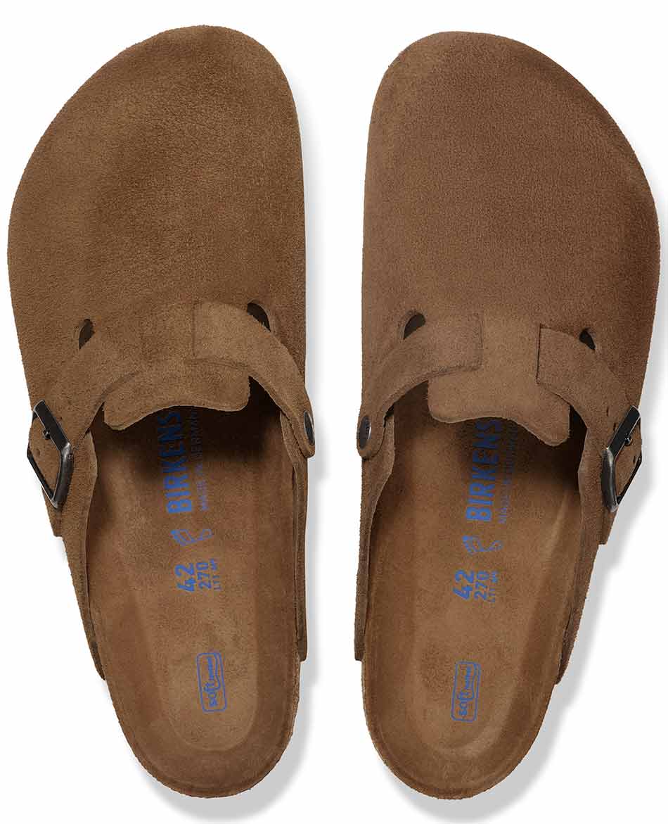 BIRKENSTOCK ZUECOS BIRKENSTOCK BOSTON SOFT FOOTBED SUEDE LE