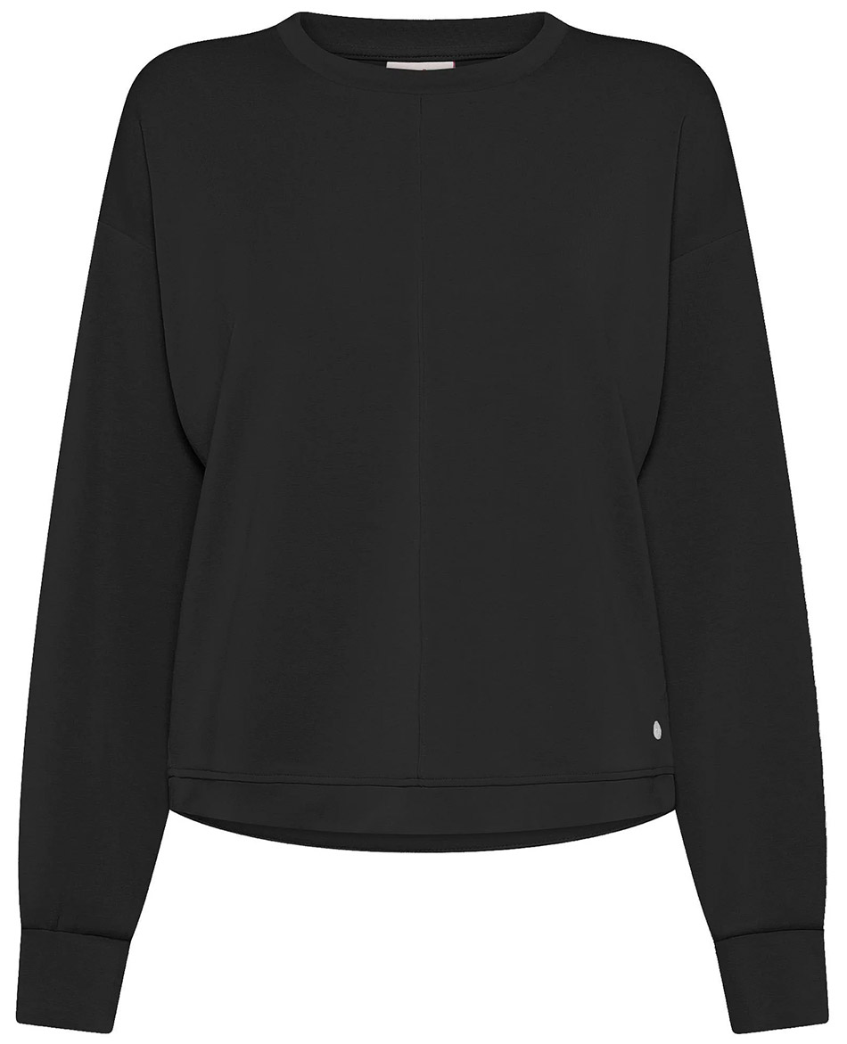 DEHA SUDADERA DEHA DE FELPA CON CUELLO REDONDO