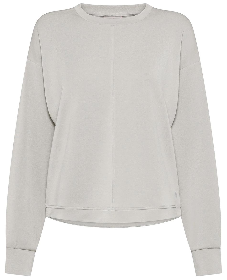 DEHA SUDADERA DEHA DE FELPA CON CUELLO REDONDO