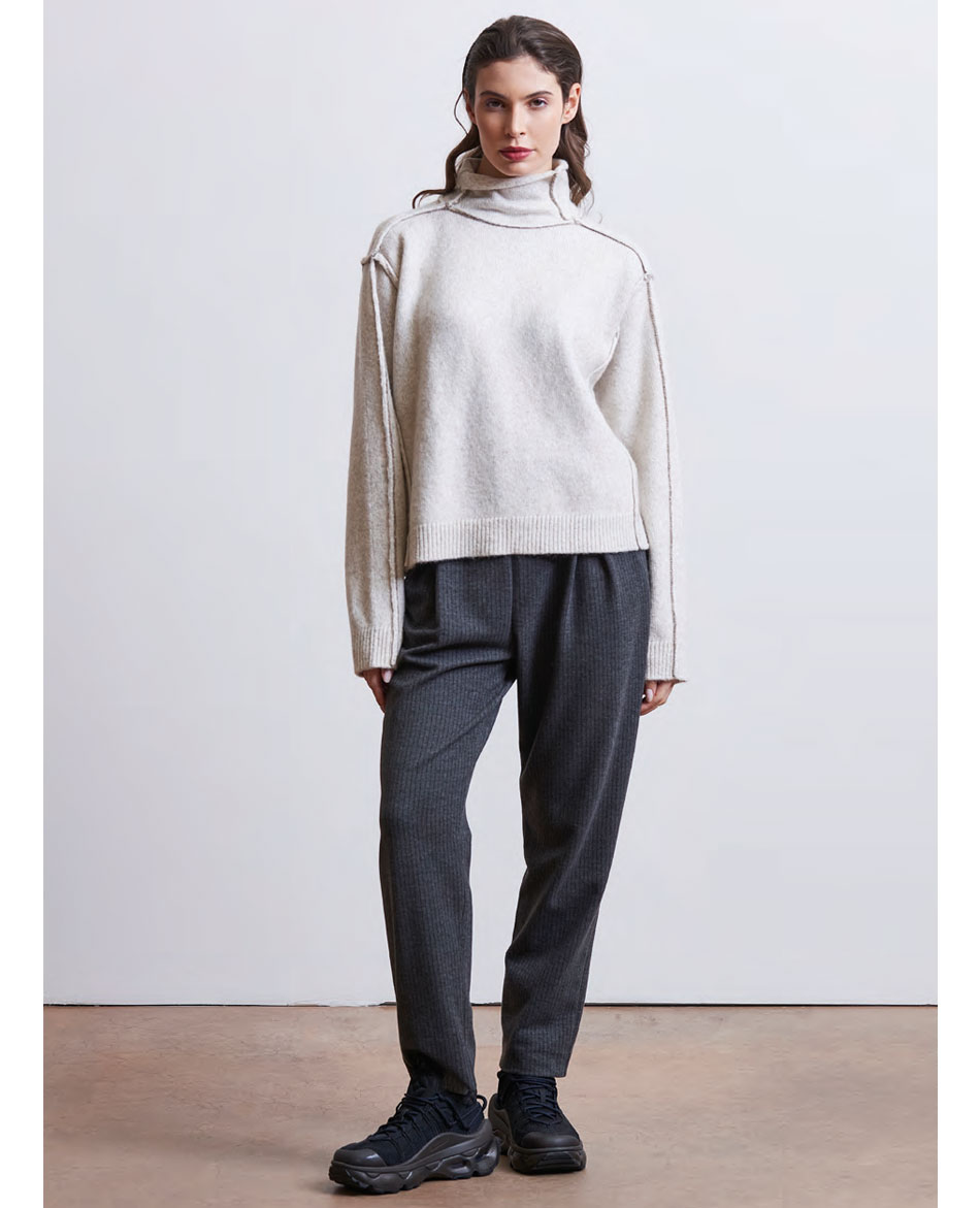 DEHA PANTALON DEHA DE LINO CON CINTURON