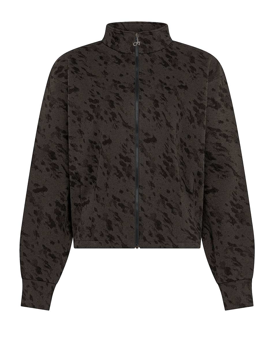 DEHA CHAQUETA DEHA MATELASSE FULL-ZIP PLEATED