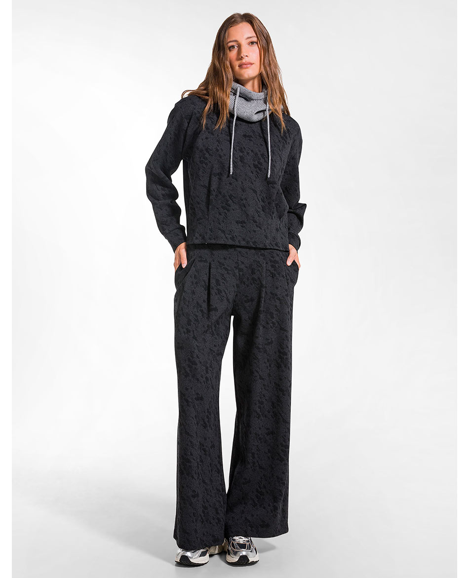 DEHA PANTALÓN DEHA MATELASSE PLEATED