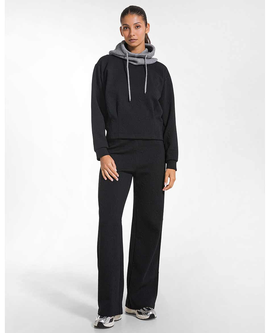 DEHA PANTALON DEHA MATELASSE STRAIGHT LEG