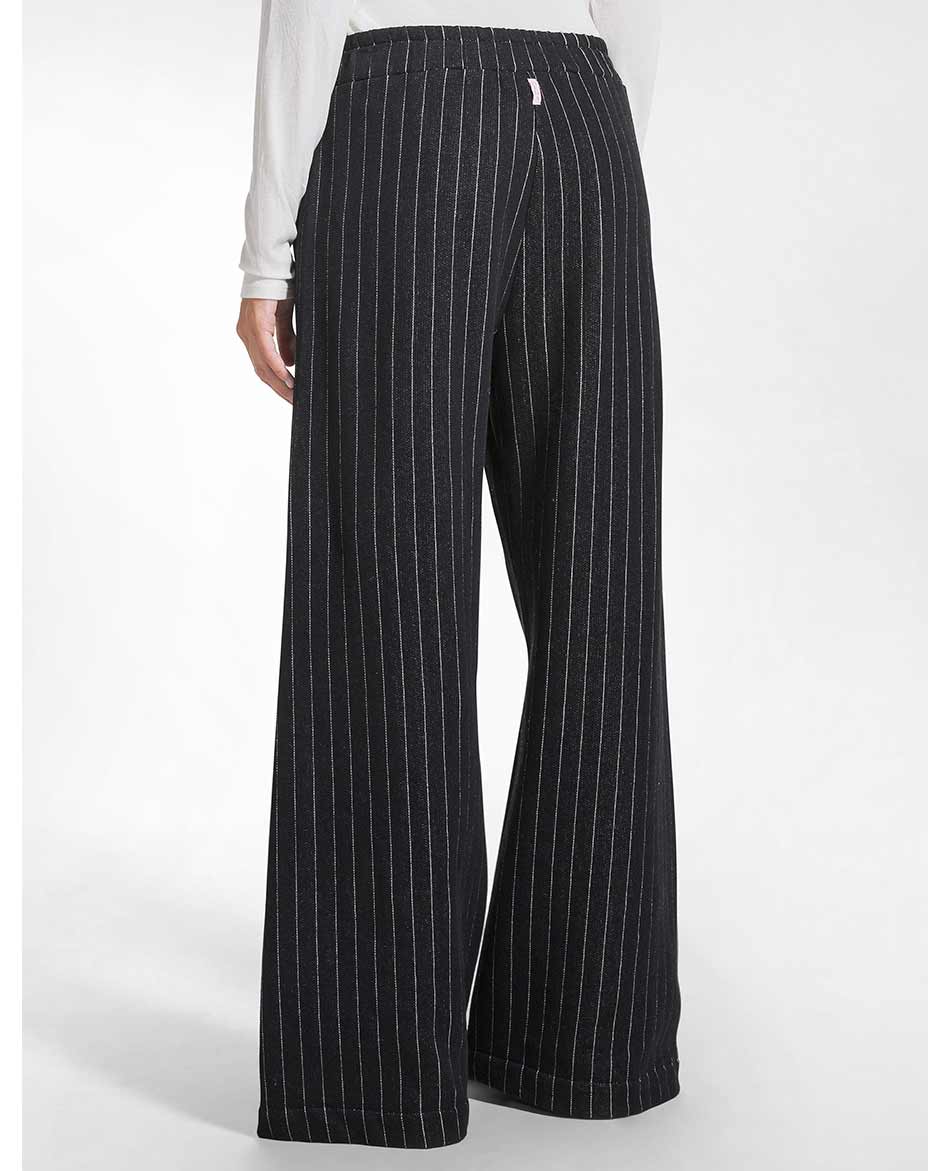 DEHA PANTALON DEHA PINSTRIPED PALAZZO