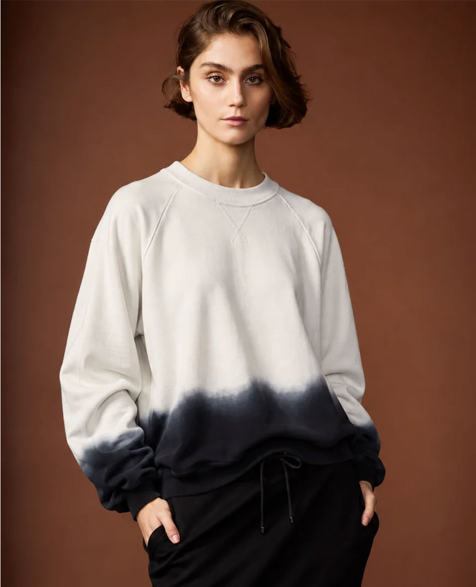 ALL THAT SHE LOVES FELPA ALTSL DANIELLE DEGRADE SWEATSHIRT