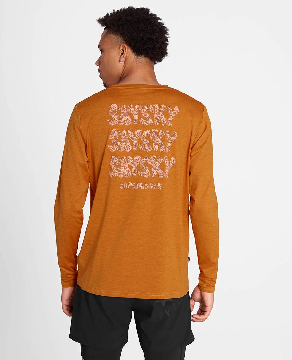 SAYSKY CAMISETA MANGA LARGA SAYSKY REFL. LOGO PACE
