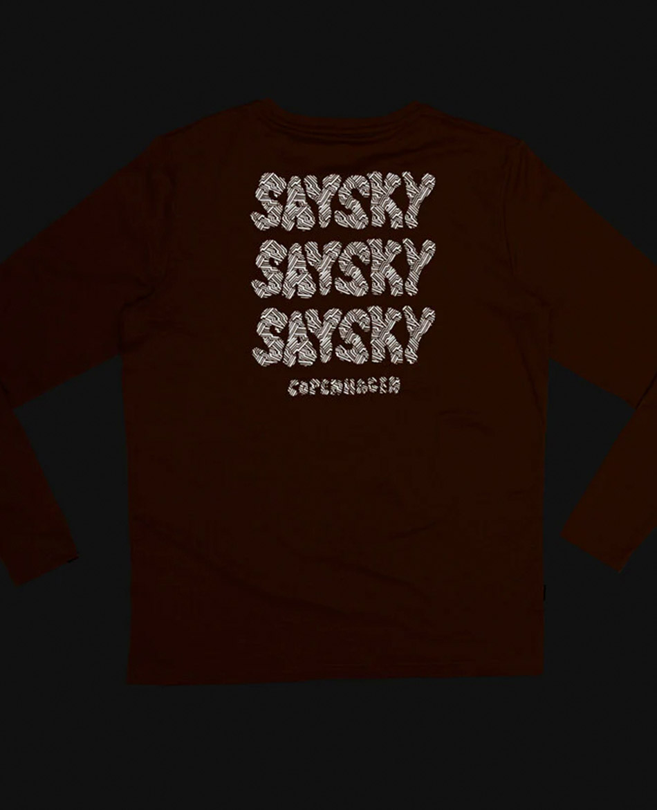 SAYSKY CAMISETA MANGA LARGA SAYSKY REFL. LOGO PACE