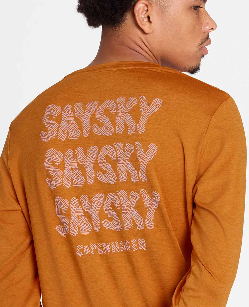 SAYSKY CAMISETA MANGA LARGA SAYSKY REFL. LOGO PACE