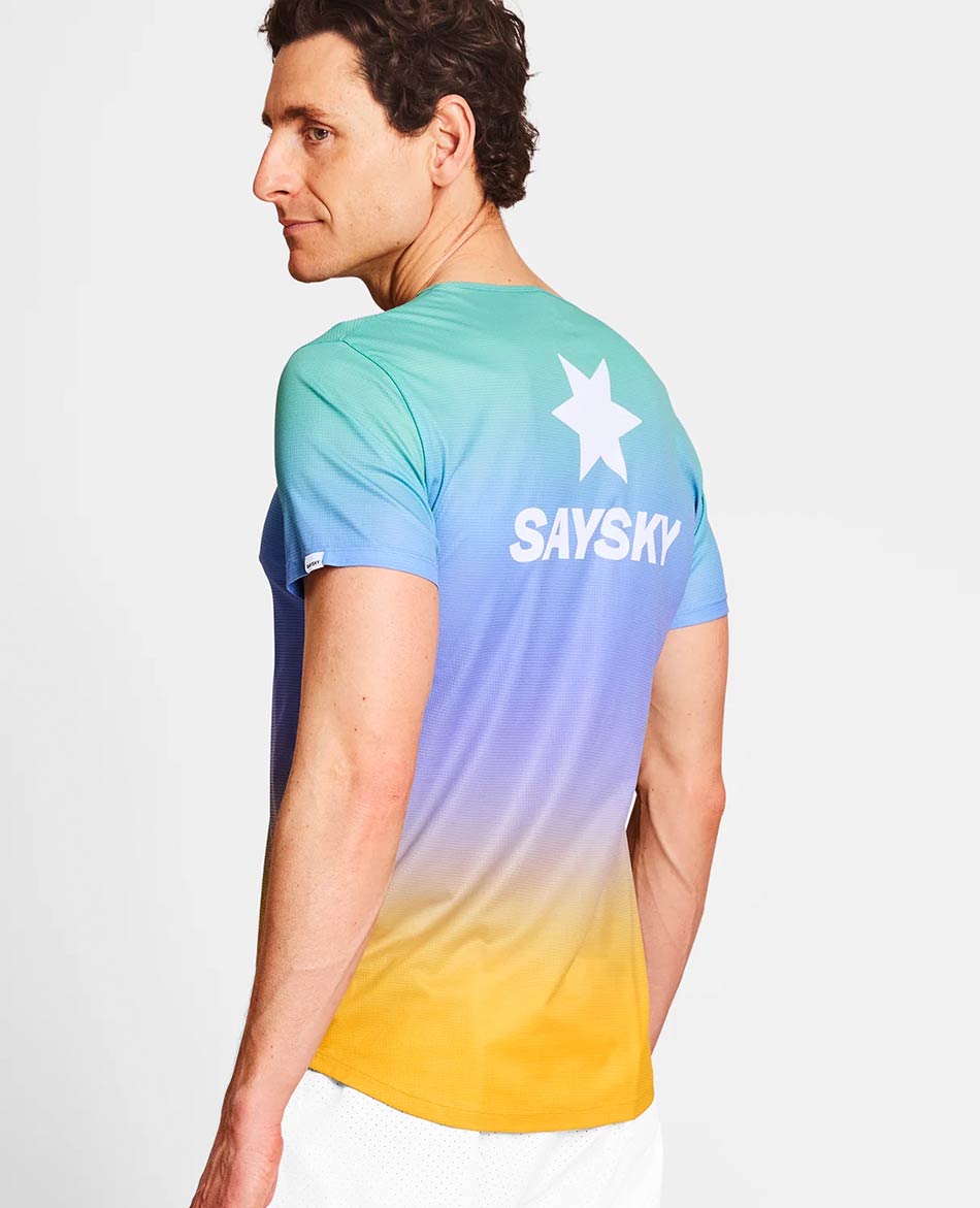 SAYSKY CAMISETA SAYSKY DRIP DYE FLOW