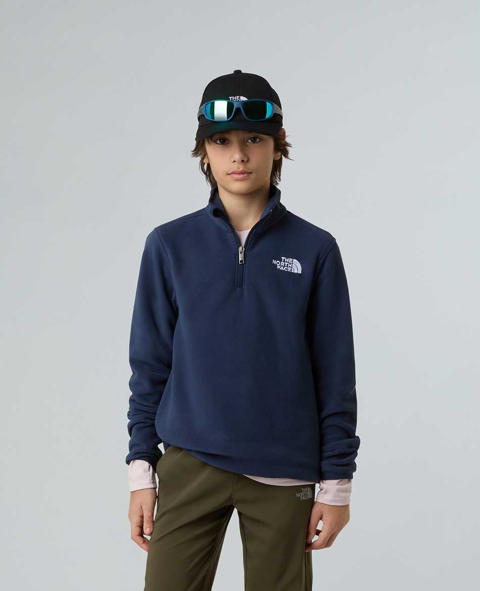 NORTH FACE POLAR N FACE GLACIER 1/4 ZIP