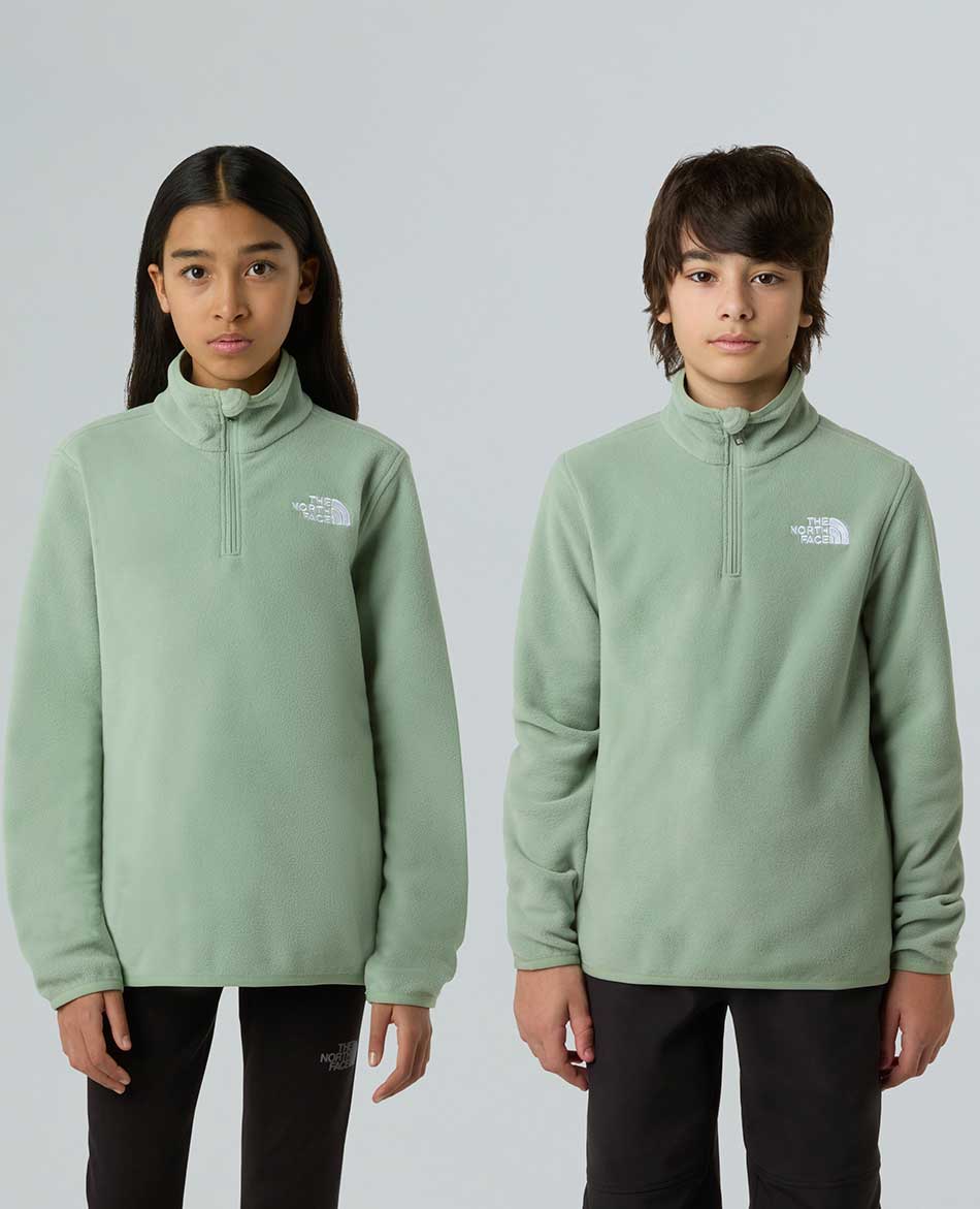NORTH FACE POLAR N FACE GLACIER 1/4 ZIP
