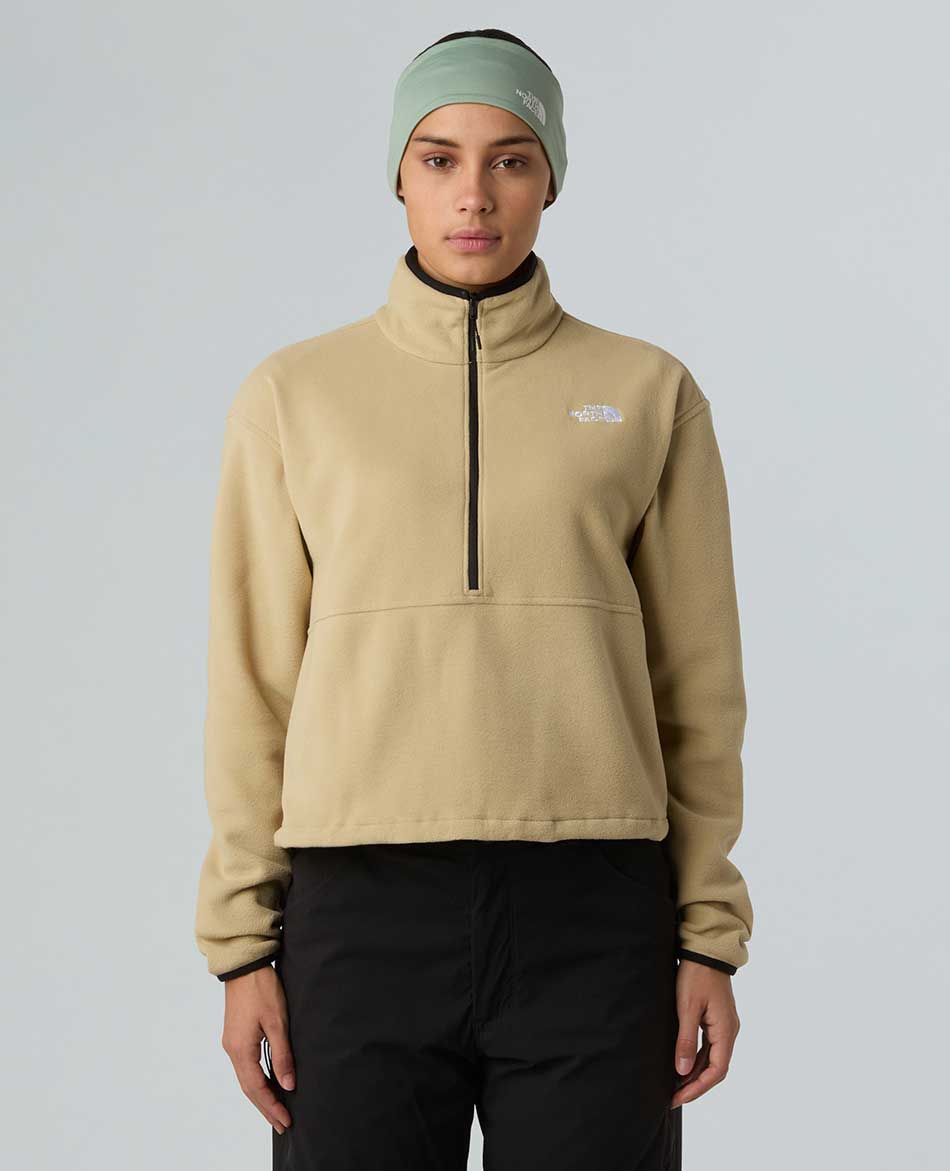 NORTH FACE POLAR N FACE GLACIER 1/2 ZIP SHORT