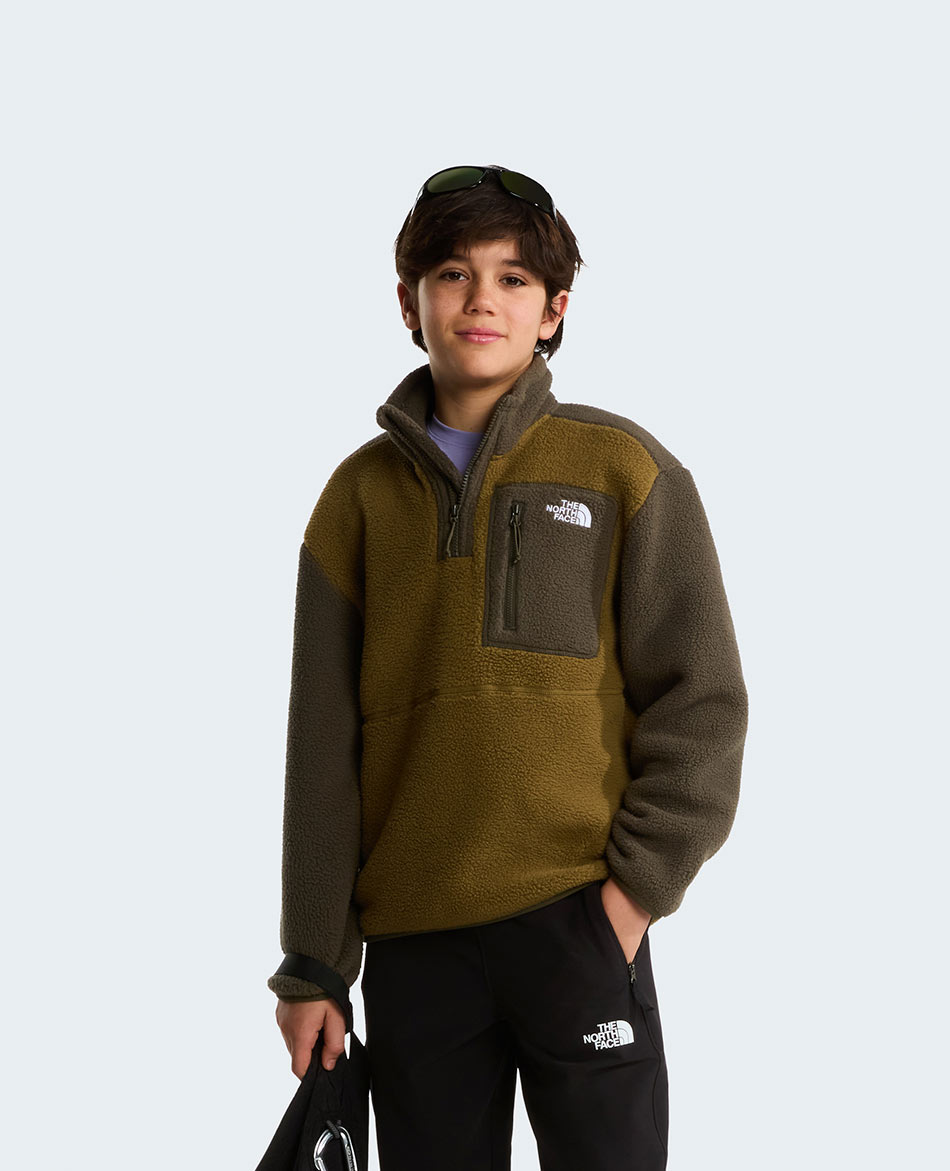 NORTH FACE POLAR NORTH FACE TEEN YUMIORI 1/4 ZIP