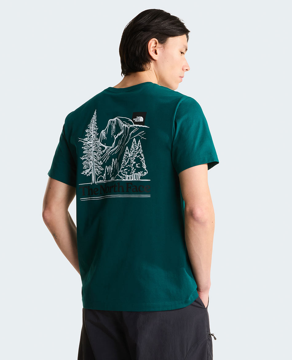 NORTH FACE CAMISETA. NORTH FACE MONTE REG SS