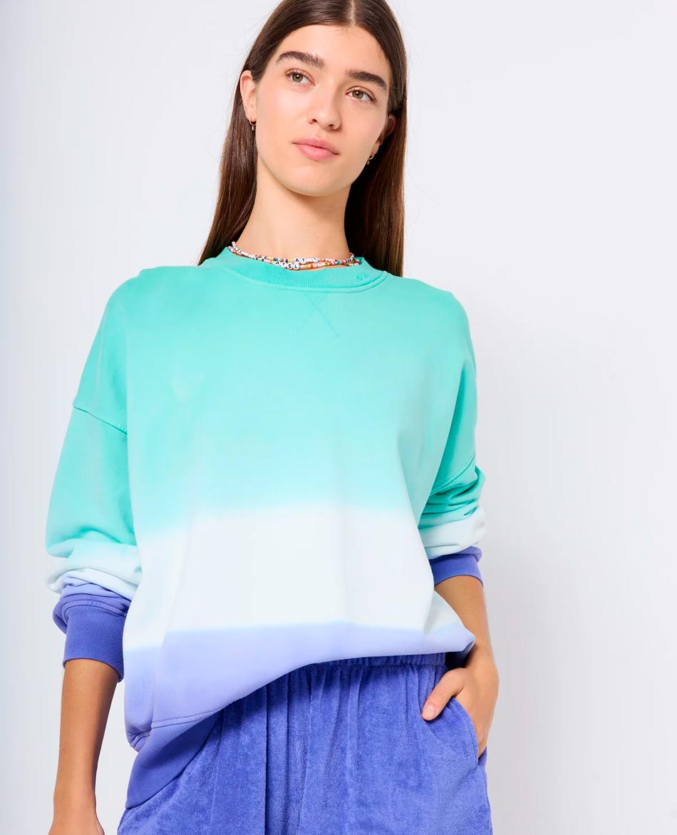ALL THAT SHE LOVES FELPA ALTSL SHORT SWEATSHIRT BICOLOR