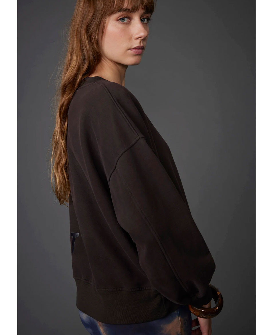 ALL THAT SHE LOVES FELPA ALTSL SHORT SWEATSHIRT DEGRADE