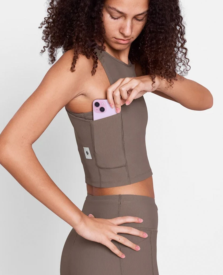 SAYSKY TOP SAYSKY COMBAT RIB CROP