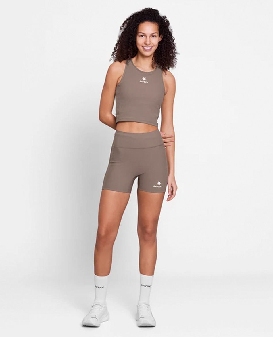 SAYSKY TOP SAYSKY COMBAT RIB CROP
