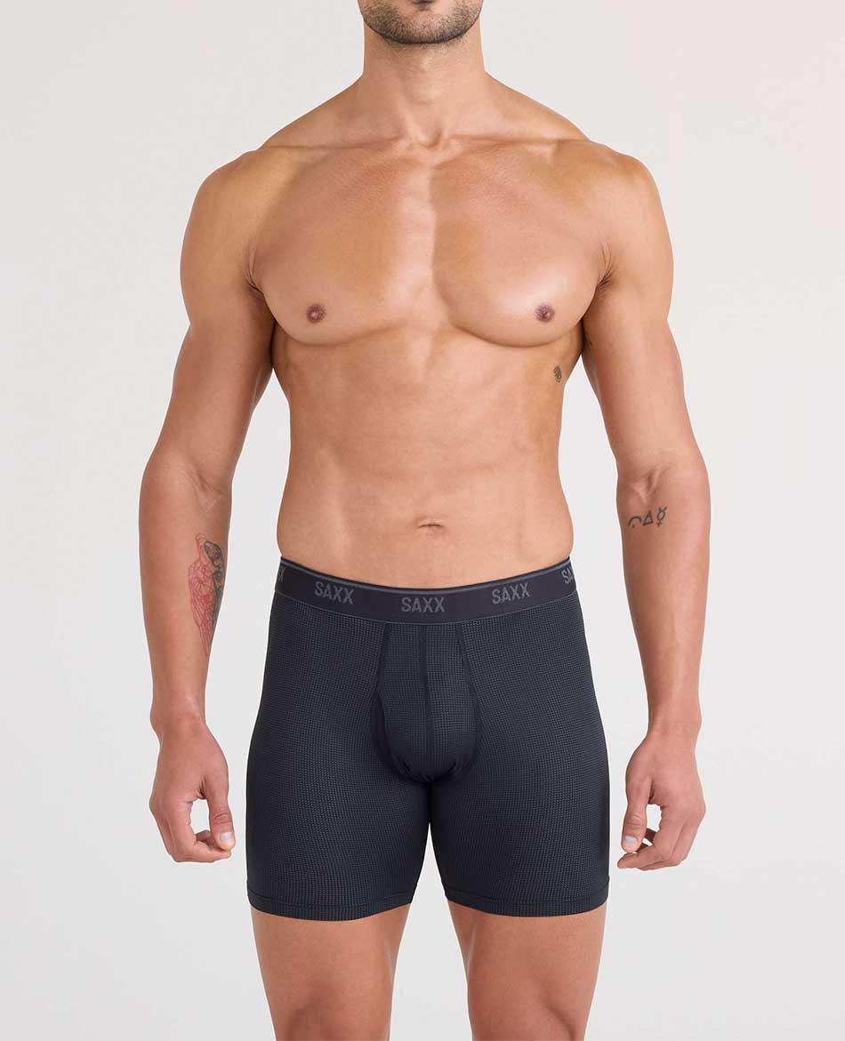 SAXX CALZONCILLOS SAXX QUEST QUICK-DRY MESH BOXER BRIEF