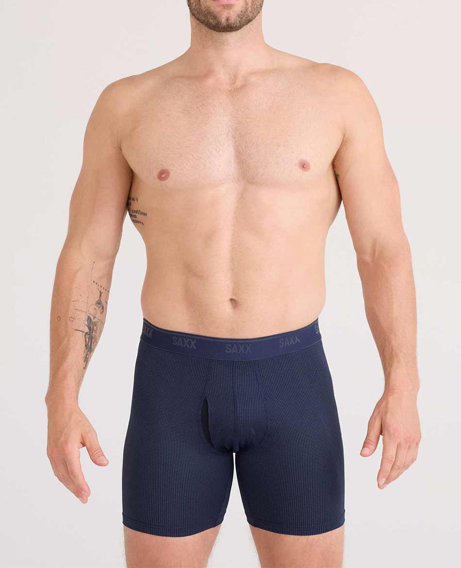 SAXX CALZONCILLOS SAXX QUEST QUICK-DRY MESH BOXER BRIEF