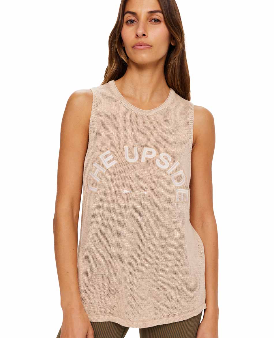 THE UPSIDE CAMISETA DE TIRANTES THE UPSIDE KNITTED MUSCLE