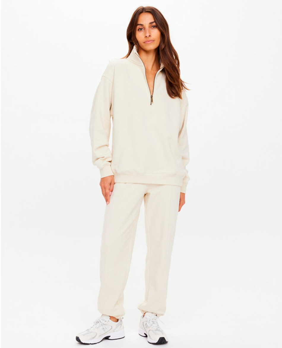 THE UPSIDE FELPA THE UPSIDE HAMILTON WREN HALF ZIP