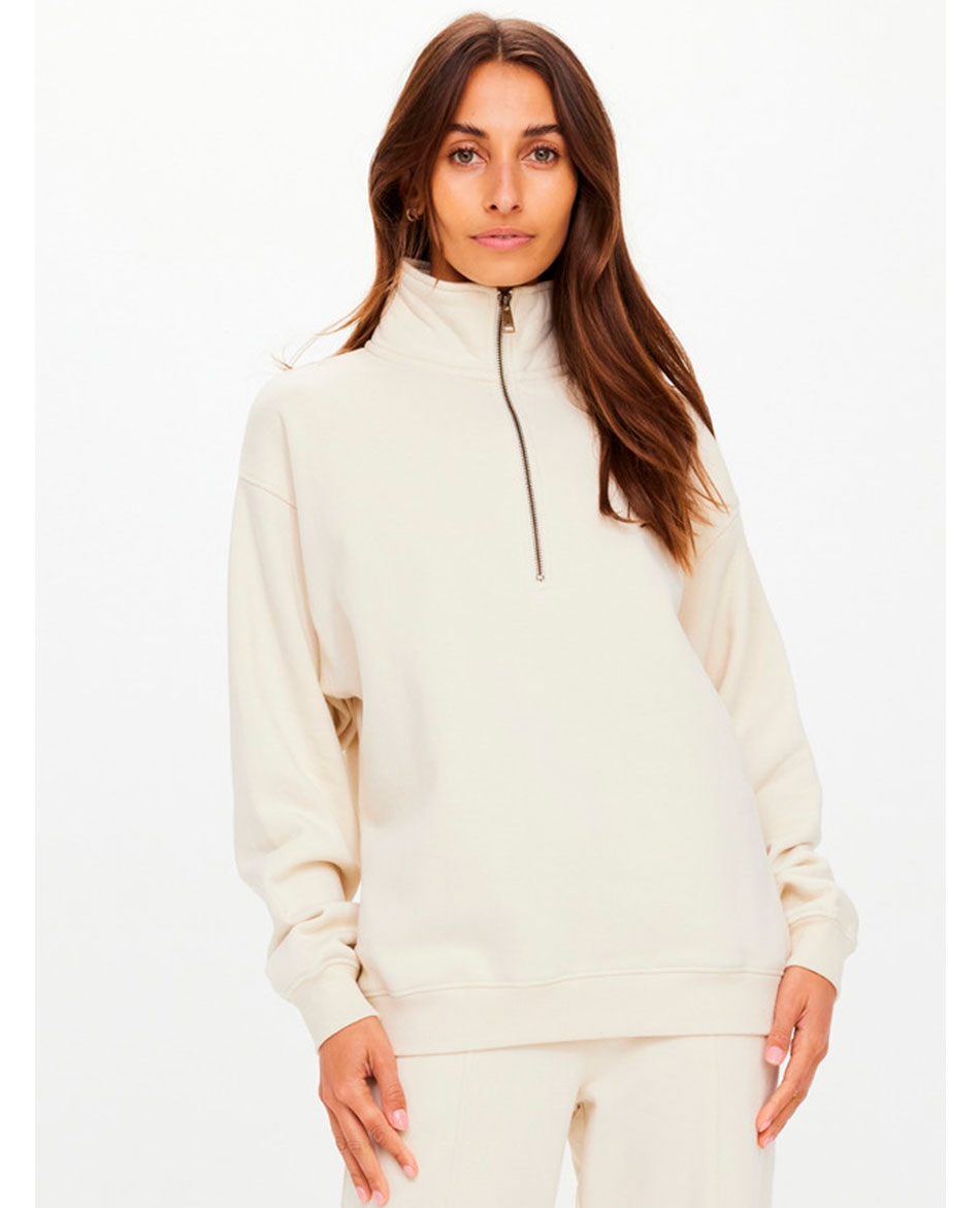 THE UPSIDE FELPA THE UPSIDE HAMILTON WREN HALF ZIP